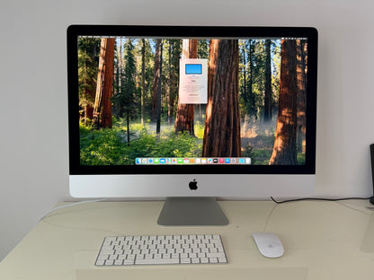 iMac (Mid 2020) [27", 5K Retina, Intel Core i5 3,1GHz, 8GB RAM, 256GB SSD, AMD Radeon Pro 5300, macOS] argento