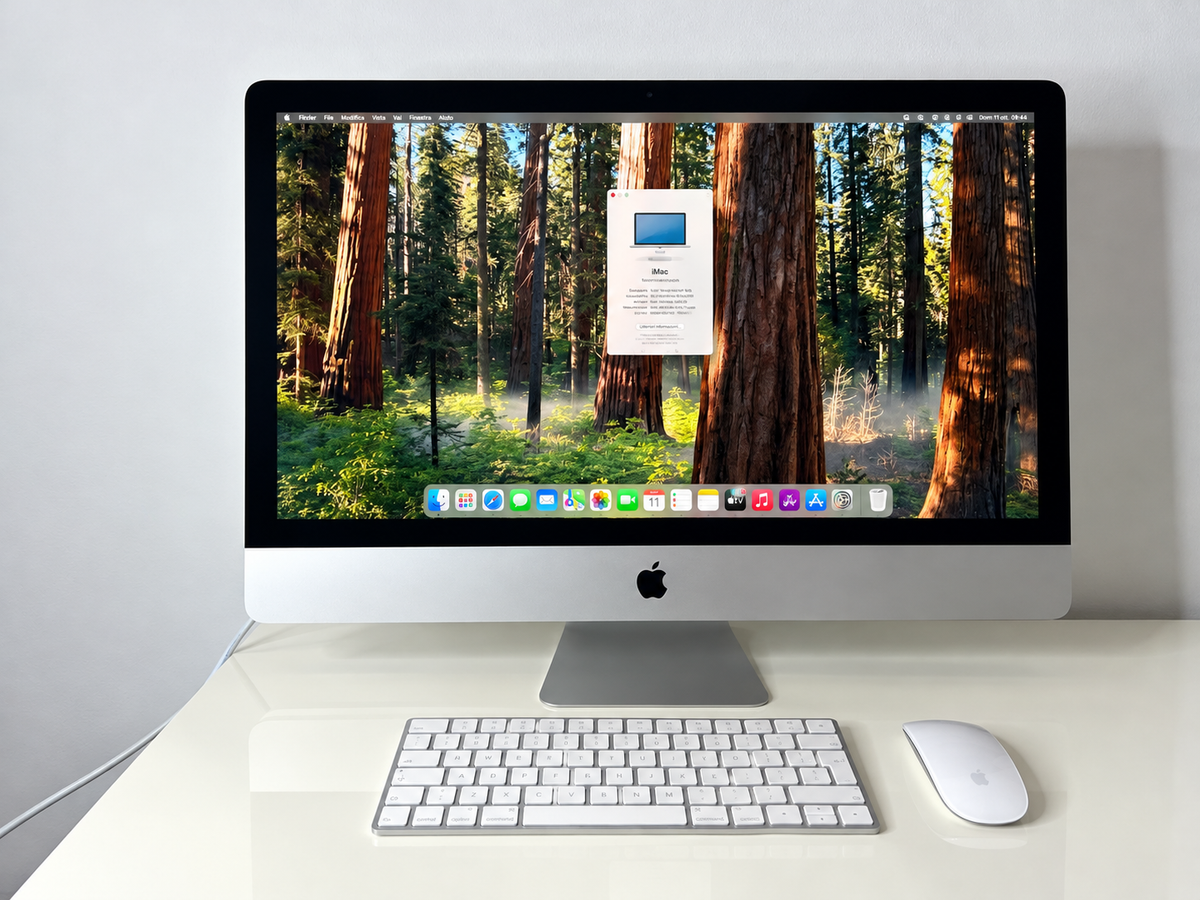 iMac (Mid 2020) [27", 5K Retina, Intel Core i5 3,1GHz, 8GB RAM, 256GB SSD, AMD Radeon Pro 5300, macOS] argento