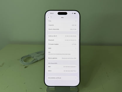 iPhone 16 Pro Max 256GB 5G - Titanio Bianco
