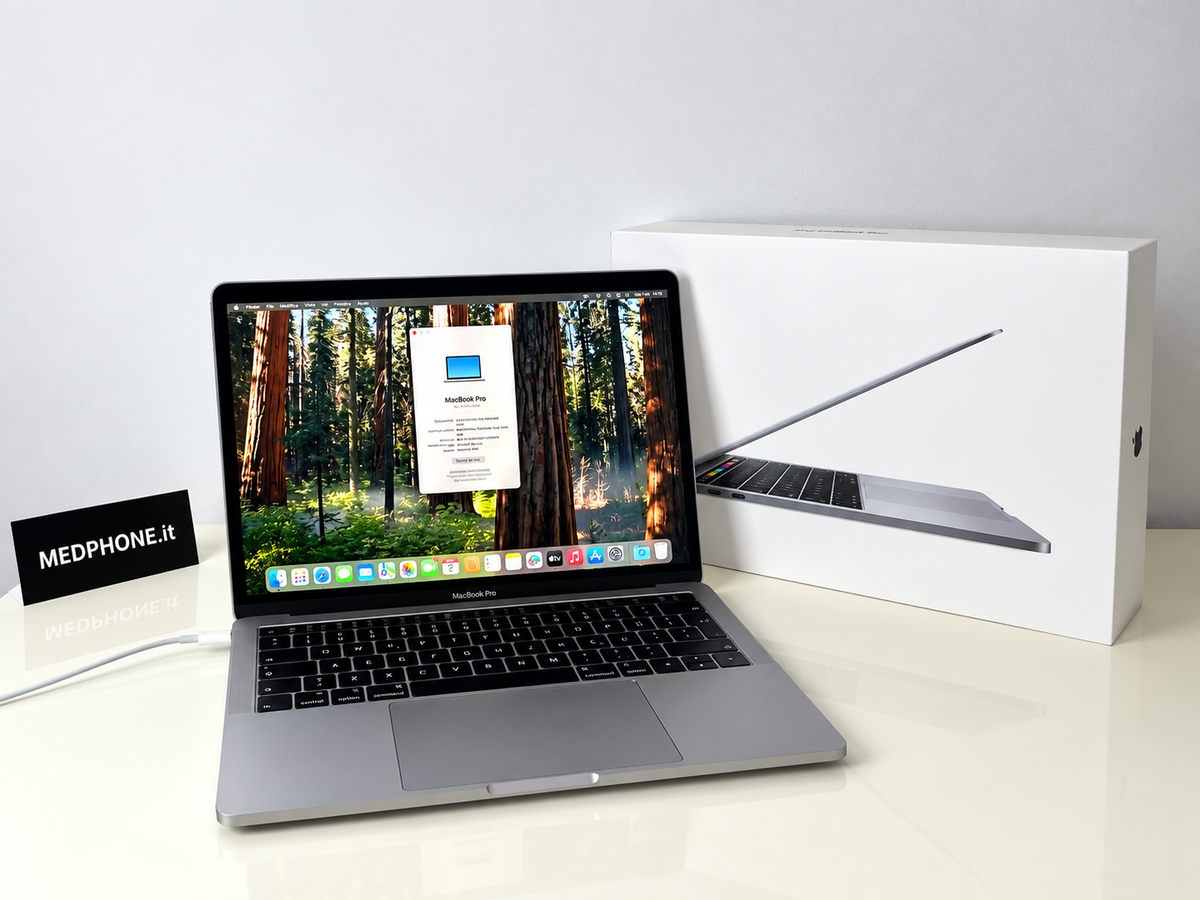 MacBook Pro (2019) [13,3", Touch Bar, Intel Core i5 1,4GHz, 16GB RAM, 256GB SSD, Intel Iris Plus Graphics 645, Mac OS X] Grigio