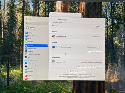 MacBook Pro (2019) [15,4", Touch Bar, Intel Core i9 2,4GHz, 32GB RAM, 512GB SSD, Intel UHD Graphics 630, Mac OS X] Grigio