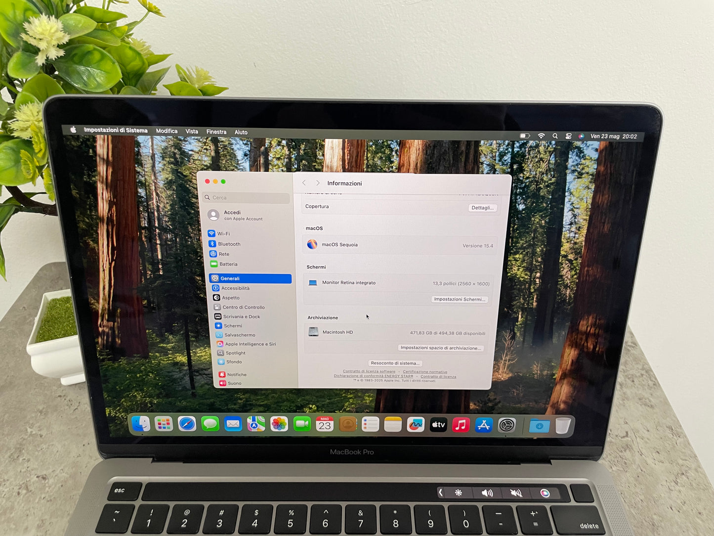 MacBook Pro (2020) M1 [13,3", Touch Bar, Apple M1 3,2GHz, 16GB RAM, 512GB SSD, Apple 8 Core, macOS] Grigio