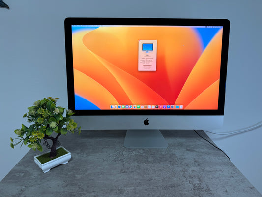 iMac (2017) [27", 5K Retina, Intel Core i5 3.8GHz, 64GB RAM, 2TB SSD, AMD Radeon PR0 580 8GB, macOS] argento