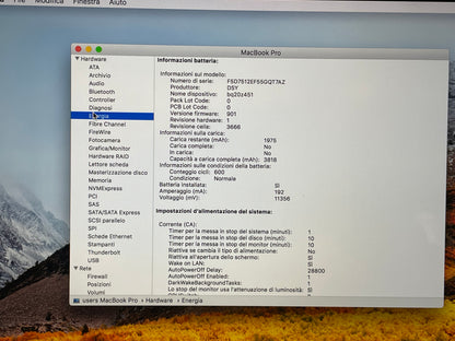 MacBook Pro (2017) [13,3", Intel Core i5 2,3GHz, 8GB RAM, 128GB SSD, Intel Iris Plus Graphics 640, macOS] Argento