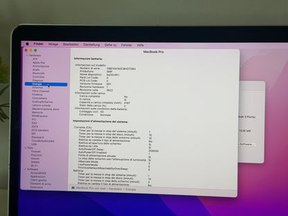 MacBook Pro (2017) [13,3", Retina, Touch Bar, Intel Core i5 3,1GHz, 16GB RAM, 512GB SSD, Intel Iris Plus Graphics 650, macOS] argento