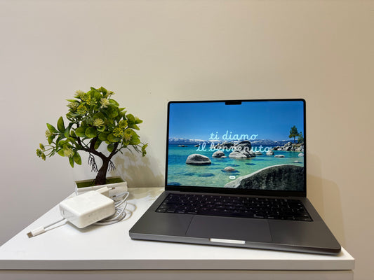 MacBook Pro (2021) [14", Apple M1 Pro 10 Core, 16GB RAM, 512GB SSD, Apple 16 Core, macOS] Grigio