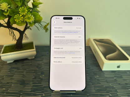 iPhone 15 Pro Max 256GB Titanio Bianco