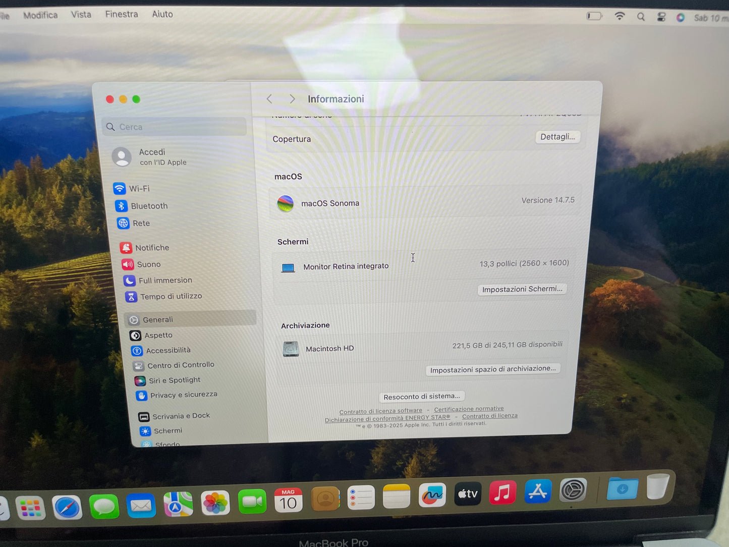 MacBook Pro (2020) M1 [13,3", Touch Bar, Apple M1 3,2GHz, 8GB RAM, 256GB SSD, Apple 8 Core, macOS] grigio