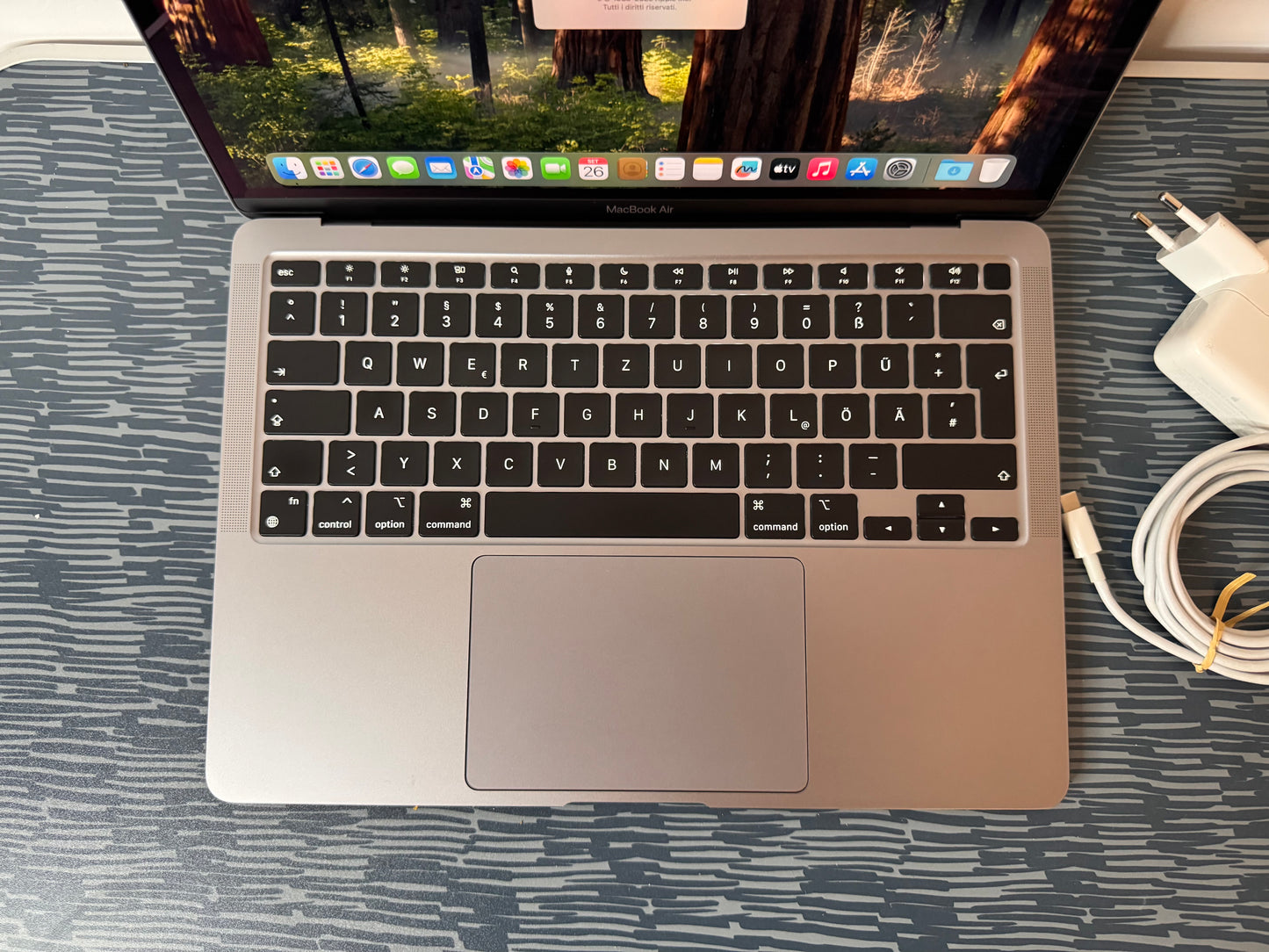 MacBook Air M1 (Late 2020) [13,3", Retina, Apple M1, 16GB RAM, 256GB SSD, Apple 7 Core, macOS] Argento