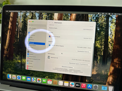 MacBook Air M1 (Late 2020) [13,3", Retina, Apple M1, 16GB RAM, 256GB SSD, Apple 7 Core, macOS] Grigio