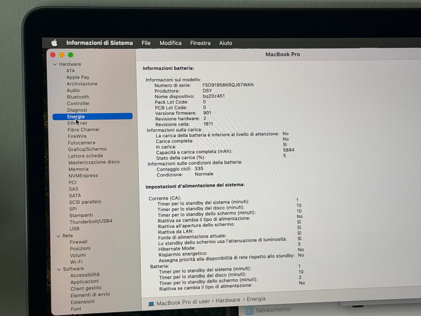 MacBook Pro (2019) [15,4", Touch Bar, Intel Core i9 2,3GHz, 32GB RAM, 1TB SSD, Intel UHD Graphics 630 + AMD Radeon Pro 560X, macOS] Grigio