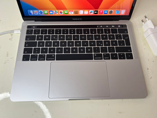 MacBook Pro (2017) [13,3", Touch Bar, Intel Core i5 3,1GHz, 16GB RAM, 512GB SSD, Intel Iris Plus Graphics 650, macOS] Argento