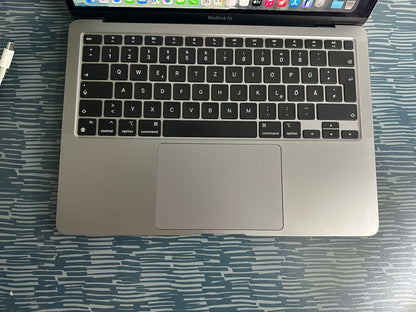 MacBook Air M1 (Late 2020) [13,3", Retina, Apple M1, 16GB RAM, 256GB SSD, Apple 7 Core, macOS] Grigio