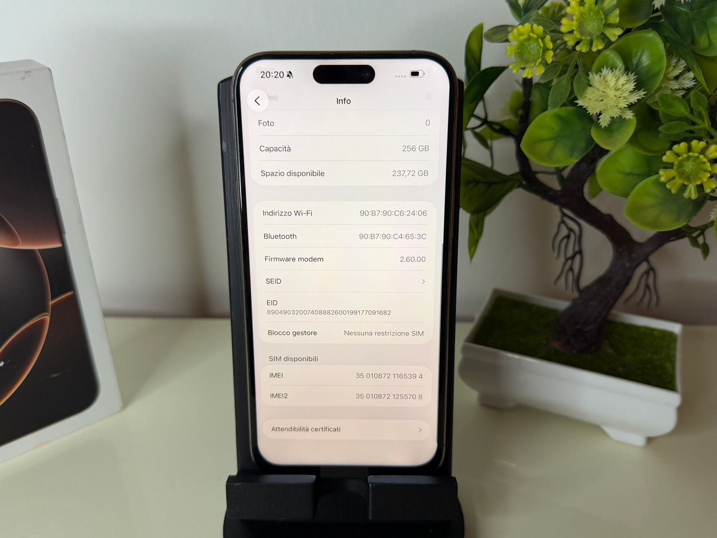 iPhone 16 Pro Max 256GB Oro