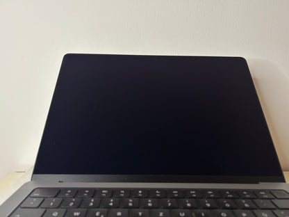 MacBook Pro (2021) [14,2", Apple M1 Pro 8 Core, 16GB RAM, 512GB SSD, Apple 14 Core, macOS] grigio