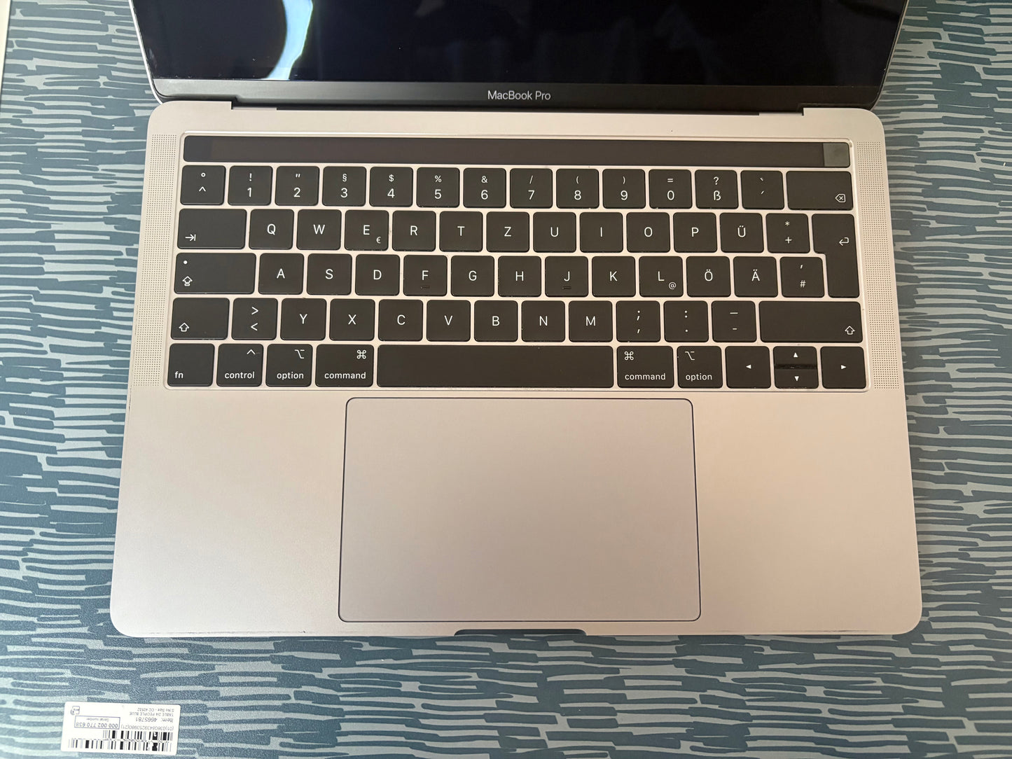 MacBook Pro (Mid 2018) [13,3", Touch Bar, Intel Core i5 2,3GHz, 8GB RAM, 256GB SSD, Intel Iris Plus Graphics 655, macOS] Grigio