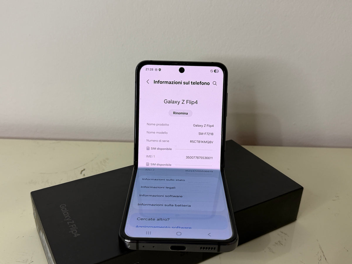 Samsung Galaxy Z Flip 4 5G 128GB [Dual-Sim] Nero