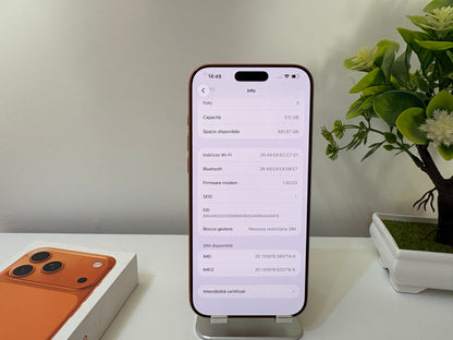 iPhone 17 Pro Max 512GB Arancione