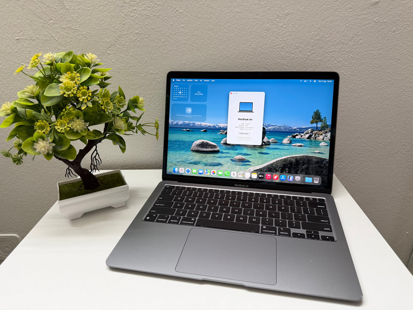 MacBook Air M1 (Late 2020) [13,3", Retina, Apple M1, 8GB RAM, 128GB SSD, Apple 7 Core, macOS] Grigio