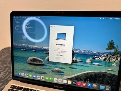 MacBook Air M1 (Late 2020) [13,3", Retina, Apple M1, 8GB RAM, 256GB SSD, Apple 7 Core, macOS] Argento