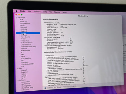 MacBook Pro (2016) [15,4", Touch Bar, Intel Core i7 2,7GHz, 16GB RAM, 1TB SSD, AMD Radeon Pro, macOS] Grigio