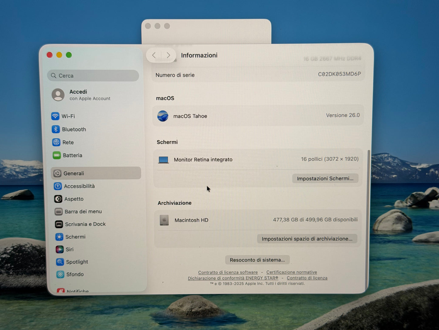 MacBook Pro (2019) [16", Touch Bar, Intel Core i7 2,6GHz, 16GB RAM, 512GB SSD, Intel UHD Graphics 630 + AMD Radeon Pro 5300M, Mac OS] argento