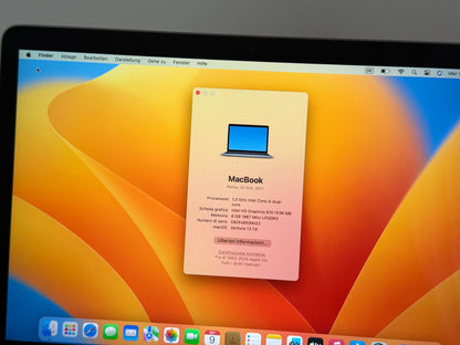 MacBook (Mid 2017) [12", Retina, Intel Core i5 1,3GHz, 8GB RAM, 512GB SSD, Intel HD Graphics 615, macOS] Grigio