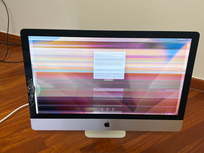 iMac (2019) [27", 5K Retina, Intel Core i5 3GHz, 24GB RAM, 512GB SSD, AMD Radeon PR0 570x 4GB, macOS] argento