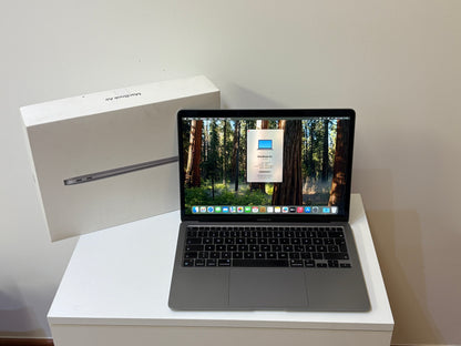 MacBook Air M1 (Late 2020) [13,3", Retina, Apple M1, 8GB RAM, 256GB SSD, Apple 7 Core, macOS] Argento