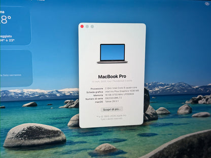MacBook Pro (2020) [13,3", Touch Bar, Intel Core i5 2,0GHz, 16GB RAM, 1TB SSD, Intel Iris Plus Graphics, macOS] grigio