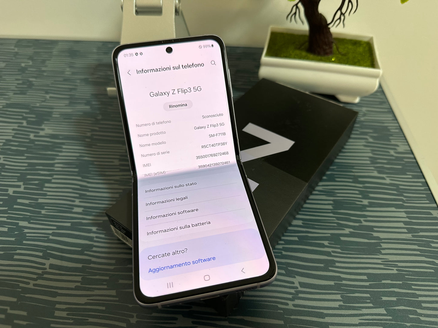 Samsung Galaxy Z Flip 3 5G 128GB [Dual-Sim] Viola