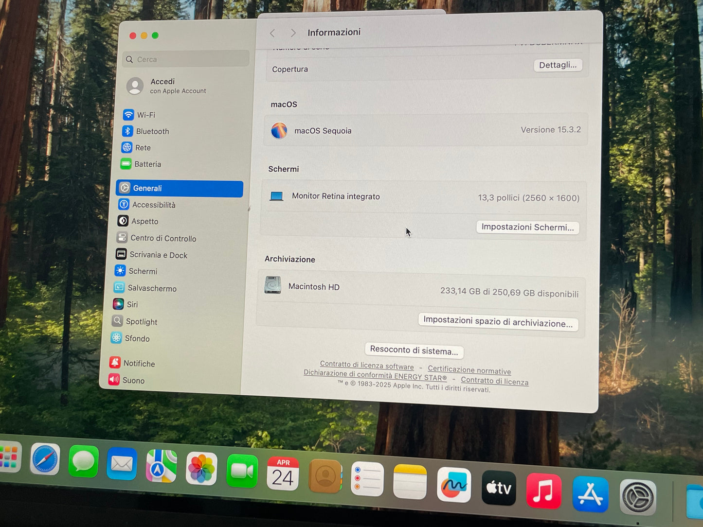 MacBook Air (2020) [13,3", Retina, Intel Core i5 1,1GHz, 8GB RAM, 256GB SSD, Intel Iris Plus Graphics, macOS] grigio