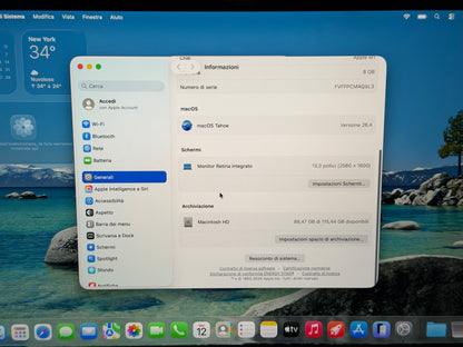 MacBook Air M1 (Late 2020) [13,3", Retina, Apple M1, 8GB RAM, 128GB SSD, Apple 7 Core, macOS] Grigio