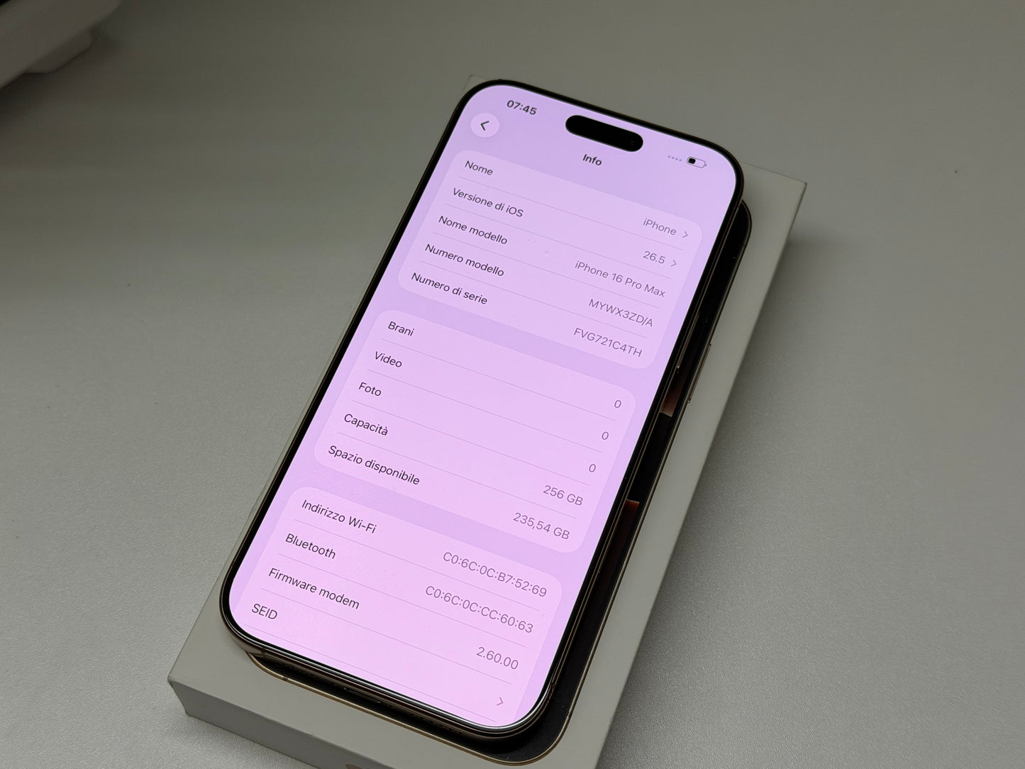 iPhone 16 Pro Max 256GB Oro 5G
