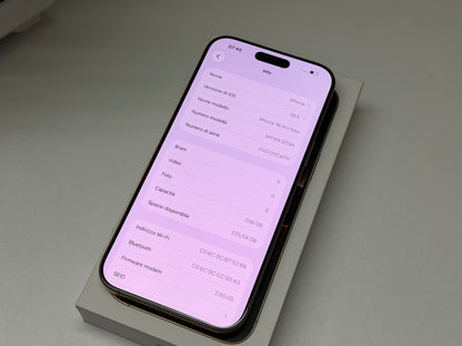 iPhone 16 Pro Max 256GB Oro 5G
