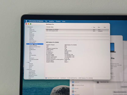 MacBook Pro (2019) [16", Touch Bar, Intel Core i9 2,4GHz, 64GB RAM, 512GB SSD, AMD Radeon Pro, Mac OS X] Grigio