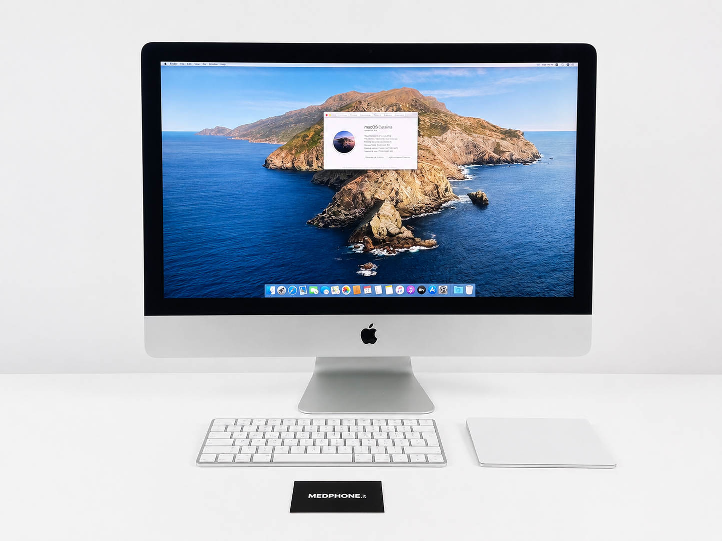 iMac (2019) [27", 5K, Retina, Intel Core i5 3,7GHz, 8GB RAM, 1TB SSD, AMD Radeon Pro 570X, macOS] argento