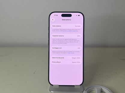 iPhone 16 Pro 128GB Nero - 5G Dual-Sim
