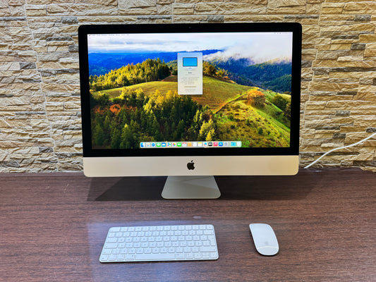 iMac (2019) [27", 5K, Retina, Intel Core i5 3,1GHz, 16GB RAM, 1TB Fusion Drive, AMD Radeon Pr0 575X, Mac OS] argento