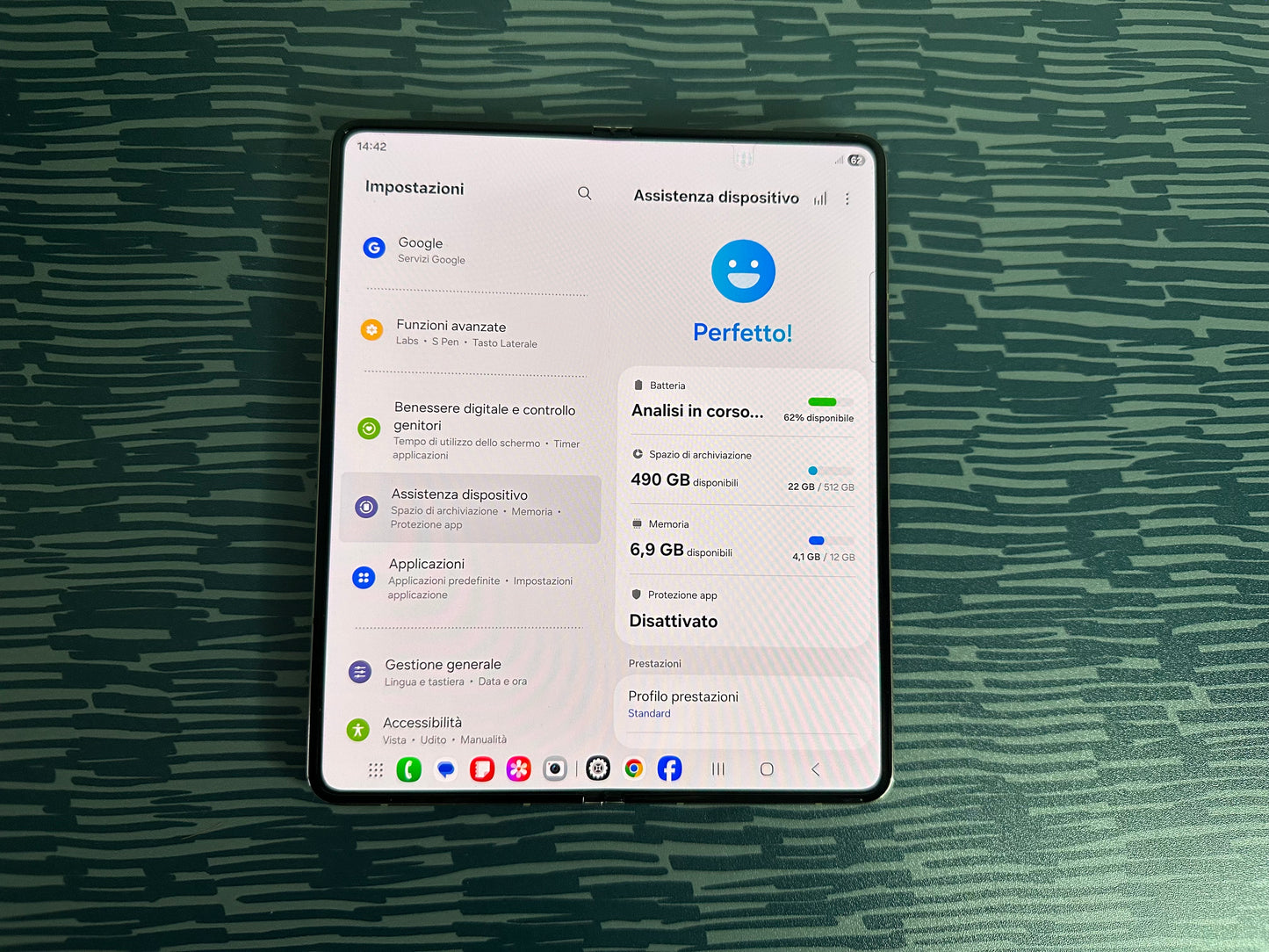 Samsung Galaxy Z Fold 4 5G 512GB 12GB RAM - Argento