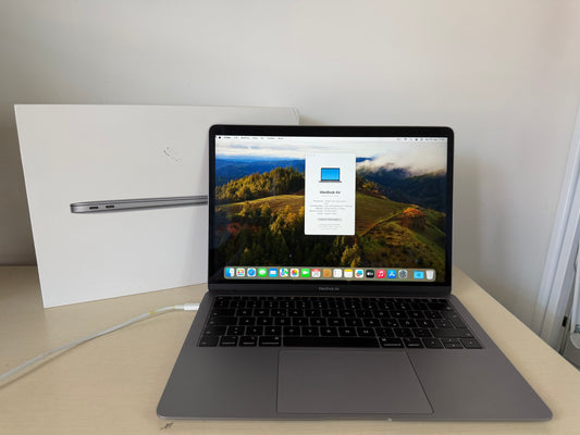MacBook Air (Mid 2018) [13,3", Retina, Intel Core i5 1,6GHz, 8GB RAM, 128GB SSD, Intel UHD Graphics 617, macOS] Grigio