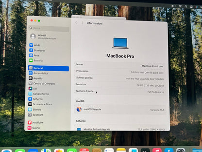 MacBook Pro (2019) [13,3", Touch Bar, Intel Core i5 1,4GHz, 16GB RAM, 256GB SSD, Intel Iris Plus Graphics 645, Mac OS X] Grigio