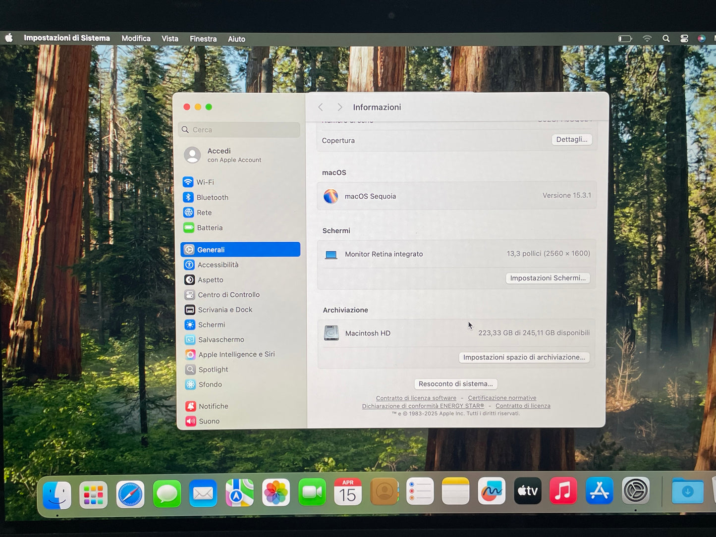 MacBook Air M1 (Late 2020) [13,3", Retina, Apple M1, 8GB RAM, 256GB SSD, Apple 7 Core, macOS] grigio