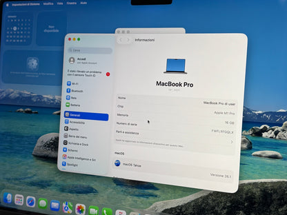 MacBook Pro (2021) [14", Apple M1 Pro 10 Core, 16GB RAM, 512GB SSD, Apple 16 Core, macOS] Grigio