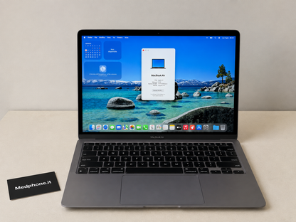 MacBook Air M1 (Late 2020) [13,3", Retina, Apple M1, 8GB RAM, 128GB SSD, Apple 7 Core, macOS] Grigio