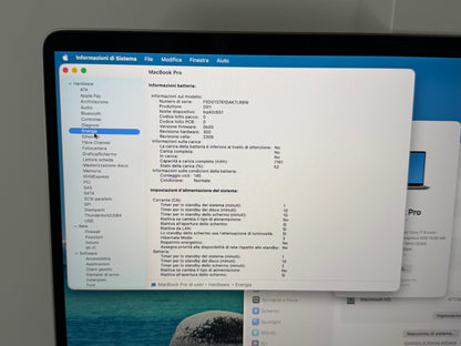 MacBook Pro (2019) [16", Touch Bar, Intel Core i7 2,6GHz, 16GB RAM, 512GB SSD, Intel UHD Graphics 630 + AMD Radeon Pro 5300M, Mac OS] grigio