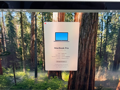 MacBook Pro (2020) M1 [13,3", Touch Bar, Apple M1 3,2GHz, 16GB RAM, 512GB SSD, Apple 8 Core, macOS] Grigio