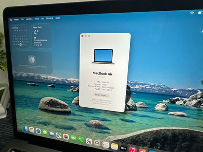 MacBook Air M1 (Late 2020) [13,3", Retina, Apple M1, 16GB RAM, 256GB SSD, Apple 7 Core, macOS] Grigio