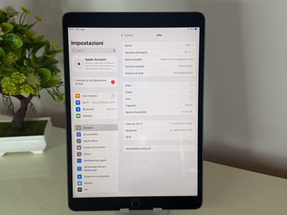 iPad Air 3 (2019) 10.5” 64GB WI-FI Grigio