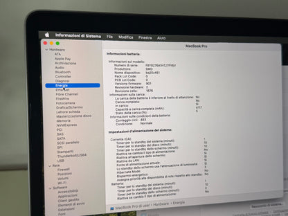 MacBook Pro (2018) [13,3", Touch Bar, Intel Core i5 2,3GHz, 8GB RAM, 256GB SSD, Intel Iris Plus Graphics 655, macOS] Grigio